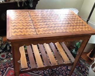 Herringbone Table by Quincy Shipbuilder