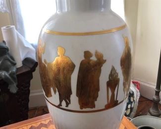 Heinrich Bavarian Vase Hand-Painted in Italy