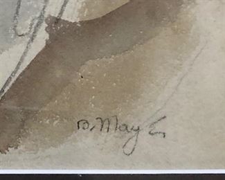 Signature on Watercolor