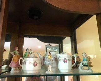 China and figurines.