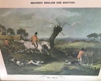 Shayers English Fox Hunting.