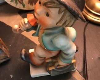 Large Hummel Boy with Umbrella.