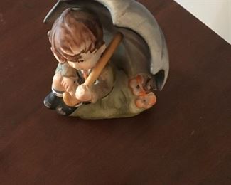 Small Hummel Boy with Umbrella.