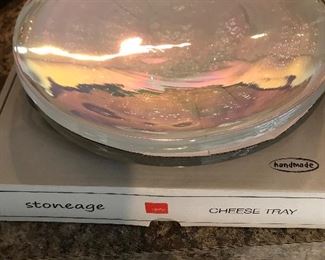 Stoneage cheese trays (6 sets).