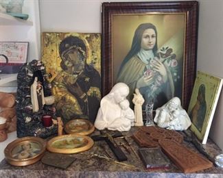 Nice selection of religious icons.
