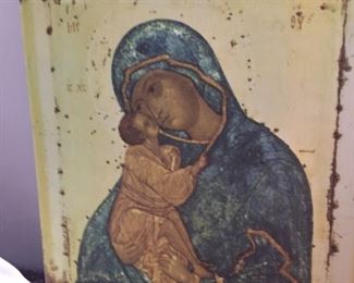 Great selection of religious icons.