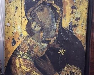 Great selection of religious icons.