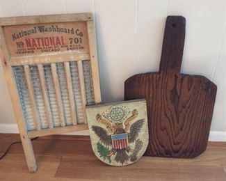 Vintage wood items.