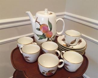 Royal Worcester Evesham Tea set.