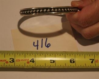 416 - Bracelet closed, $15, Sterling 30 gr