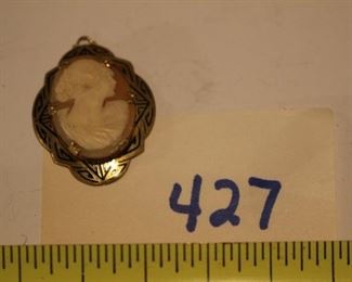 427 - Cameo, no chain. Now $15.  Was $20