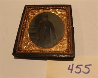455 - Civil War Tintype Now $125.  Was $150