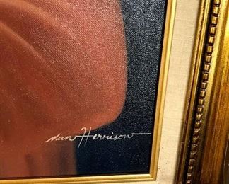 Harrison signed art