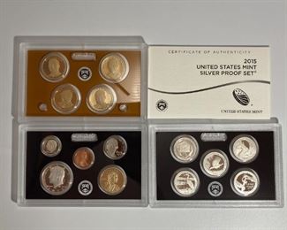 US Mint 2015 Silver Proof Set