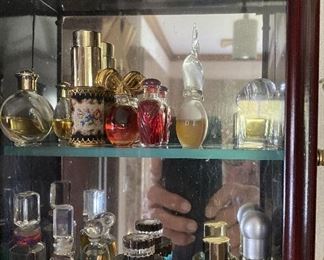 Large Perfume Bottle Collection  Most Are Full