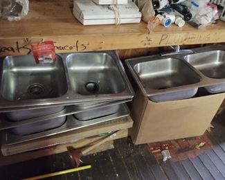 Lots of Brand New Sinks