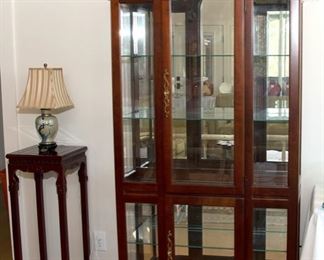 Display Cabinet 145.00 - 77 1/2 in tall x 15in deep x 36 in wide - Call Diane to Purchase 205 799-4166