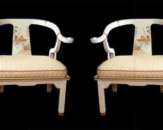 Horseshoe Oriental Chair by Pam Bolick 175.00 each - Call Diane to Purchase 205 799-4166