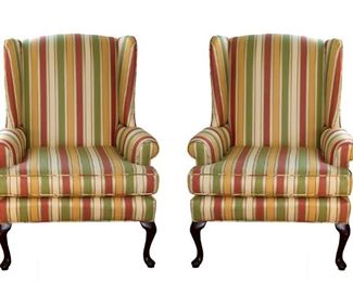 Pair Wing Back Chairs 165.00 - Call Diane to Purchase 205 799-4166