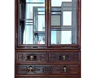 Korean Display Cabinet - 78 in tall x 17 in Deep x 36 in wide - CALL DIANE TO PURCHASE 205 799-4166 - 345.00