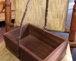 Berea, KY Wooden Basket, $25 - by dulcimer artist Warren A. May 