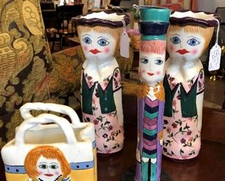 Susan Paley 'Lady' Vases $25 each - for Ganz Bella Casa