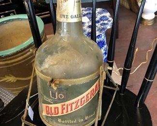 Stitzel-Weller 'Old Fitzgerald' $75, (owned by Pappy Van Winkle) Bourbon bottle in holder