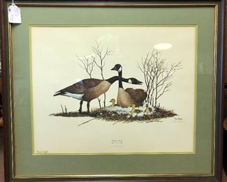 Reduced! $125 to $95, Ray Harm Canada Goose print