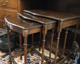 Set of 3 Nesting Tables, $75