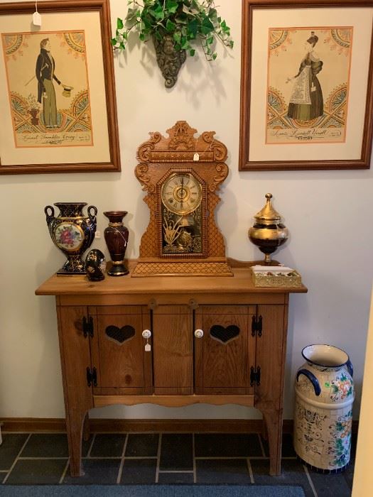 Mantle Clock, Table & Decor