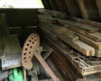Tractor seat 
Lumber