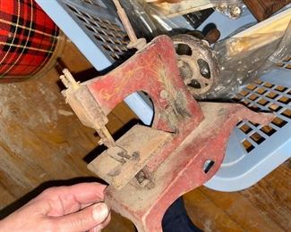 Old children’s sewing machine $45