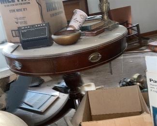 Round accent table $50