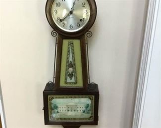 Antique Mechanical Wall Clock