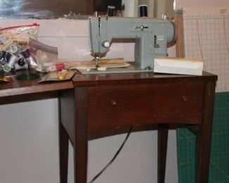 Kenmore Sewing Machine and Cabinet