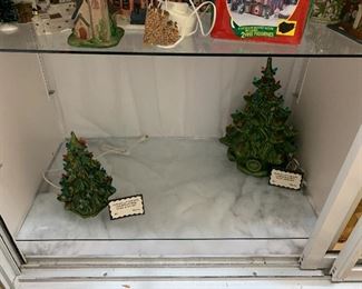 CERAMIC CHRISTMAS TREES 