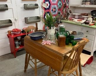 Drop Leaf Table and Chairs