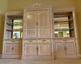 American of Martinsville 3-pc Entertainment Unit (can also be used Individually!)