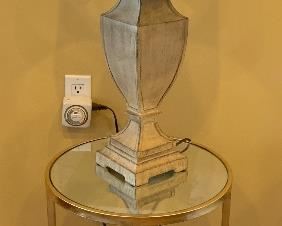 Side Table and Table Lamp