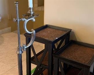 Vintage Brass Floor Lamp