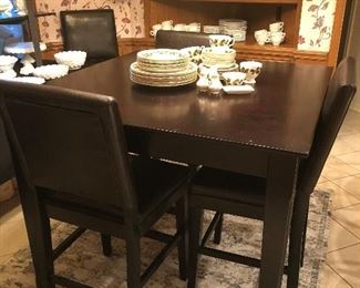 Pub Table with 4 Chairs