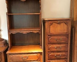 Chest with Hutch and Tall Chest