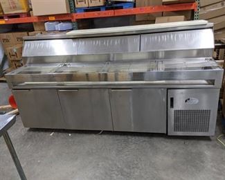 Randell Refrigerated Prep Table On Casters