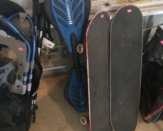 Hoover Board and Skate Boards