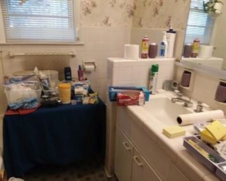 Assortment of Personal Hygiene Supplies and Accessories
