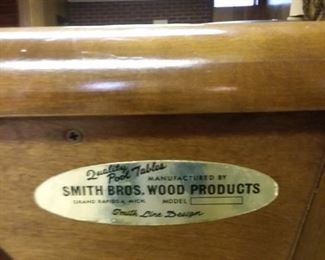 Pool Table & Accessories & Supplies. Purchased from Smith Bros. Wood Products, Grand Rapids