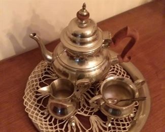 Tea Set & Platter