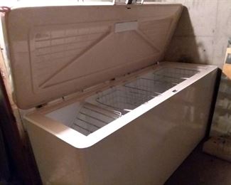 Long Freezer - Works - No Odors -- great for that side of beef or a buck! Size: 27" Wide x 34" Tall x 75" Long