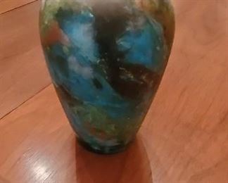 Unusual Metal Vase