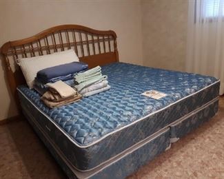 Basement Oak King Bed